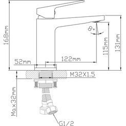 Смеситель AV Engineering AVPOS1-A171-110