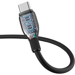 Кабель Baseus Pudding Series USB Type-A - USB Type-C (1.2 м, черный)