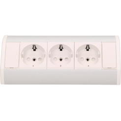 Блок розеточный Orno OR-GM-9001-W.AL 0,6 м