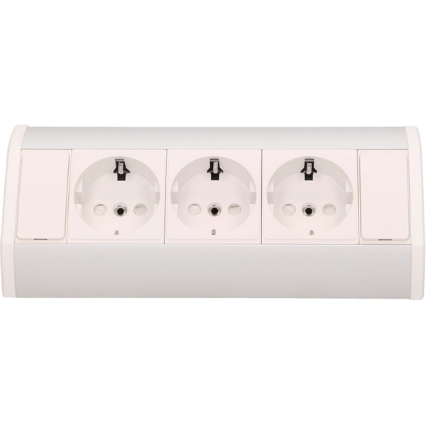 Блок розеточный Orno OR-GM-9001-W.AL 0,6 м