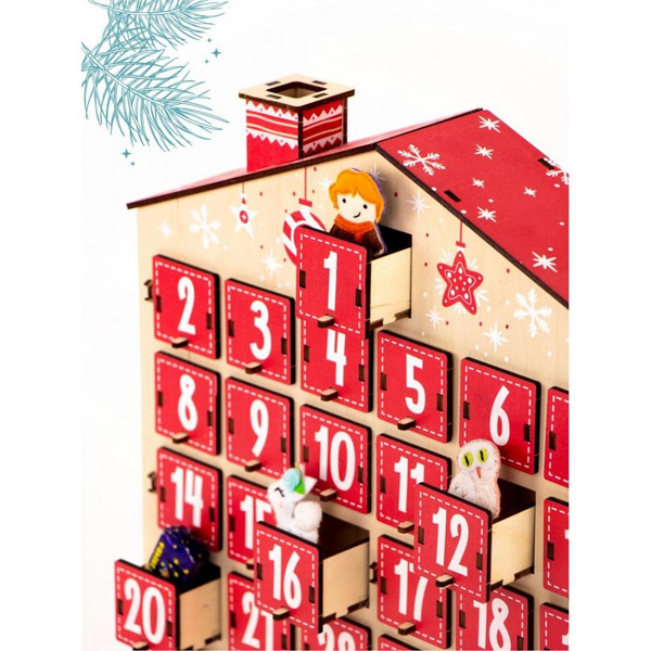 Адвент-календарь "Дом" WOODY 05667