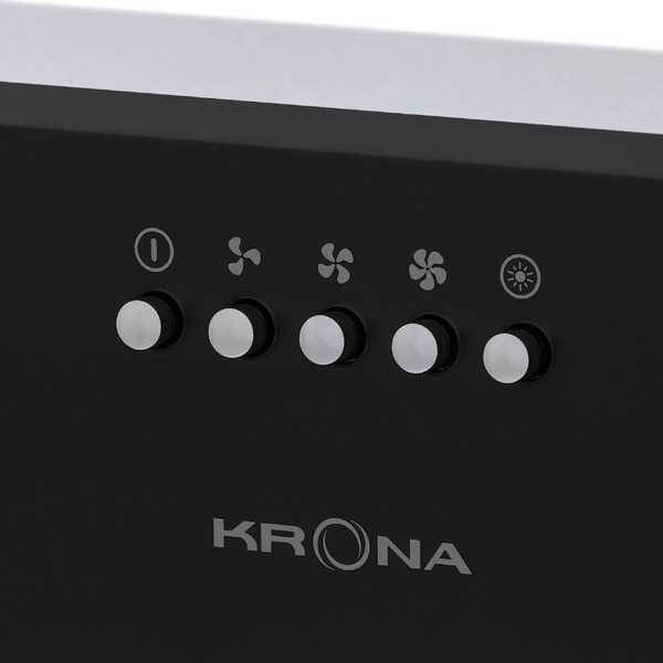 Вытяжка KRONA AMBRA 600 black PB