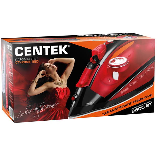 Утюг CENTEK CT-2355 (красный)
