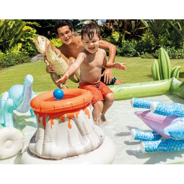 Водный игровой центр Intex Jurassic Adventure 56132 (200х200х36)