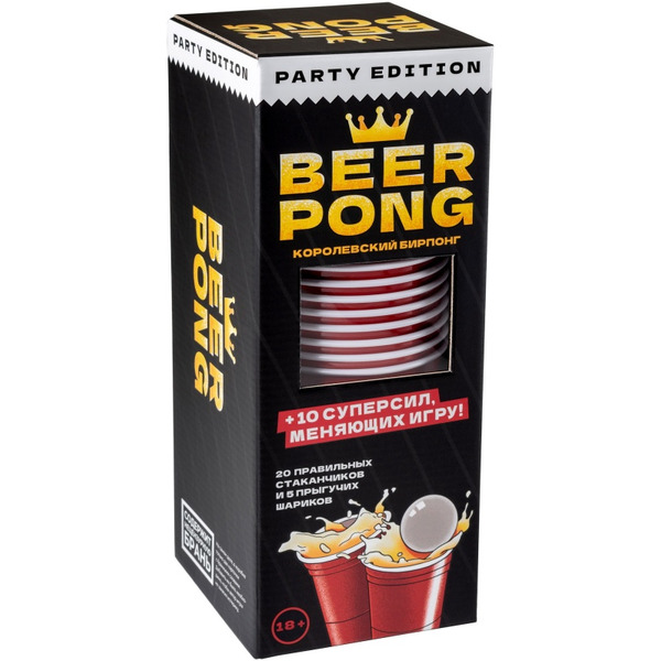 Настольная игра GaGa Games Beer Pong. Королевский бирпонг GG328