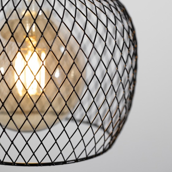 Светильник подвесной ЭРА PL8 BK Б0037455