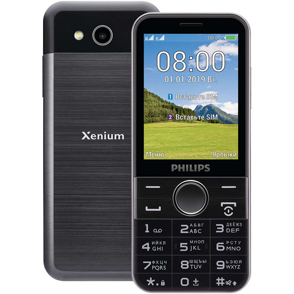 Мобильный телефон Philips Xenium E580 (черный)