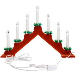 Новогодняя горка Neon-Night 7 свечек 501-082