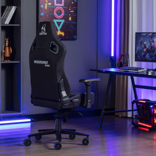 Игровое кресло Evolution Nomad PRO (черный/белый)