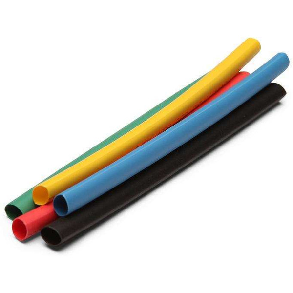 Набор термоусадочных трубок КВТ 5 цветов 50/25 85300