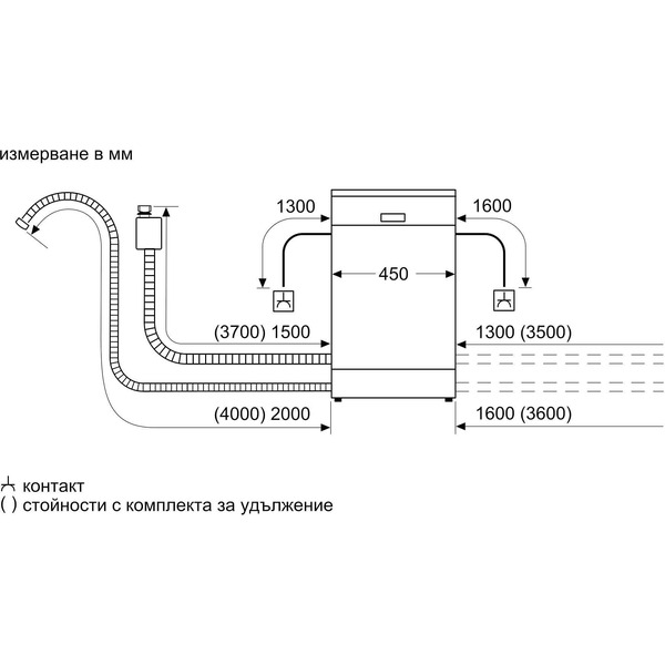 Встраиваемая посудомоечная машина Bosch Serie 4 SPV4HMX49E