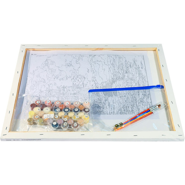 Картина по номерам Белоснежка По водной глади 162-AB