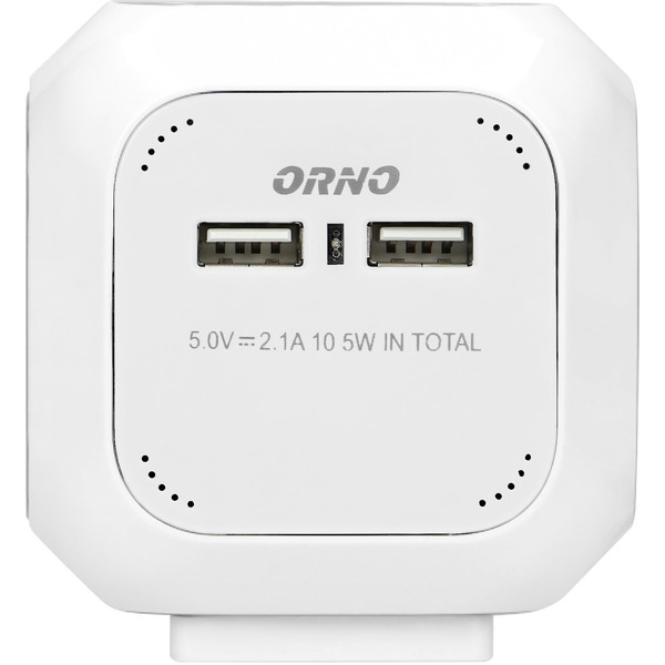 Удлинитель куб ORNO OR-AE-13144-W (белый) 1,4 м