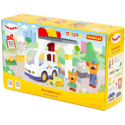 Конструктор Полесье Макси Три кота. Автовокзал 61373