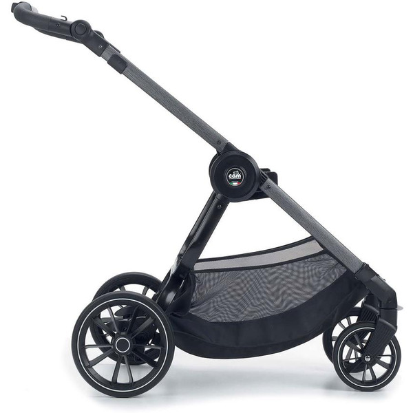 Универсальная коляска CAM Milano (2 в 1, серый меланж/матовый серый)