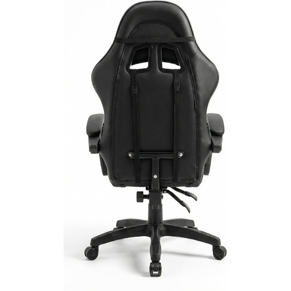 Игровое кресло BYROOM RG HEALER leather Black/Gold с подставкой для ног BRGF813L-B/GLD (GF-8060-OB)