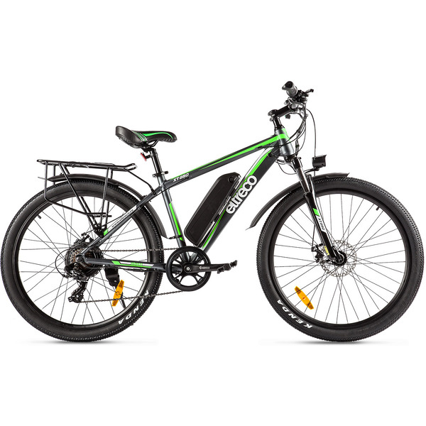 Велогибрид Eltreco XT 850 (серый/зеленый)
