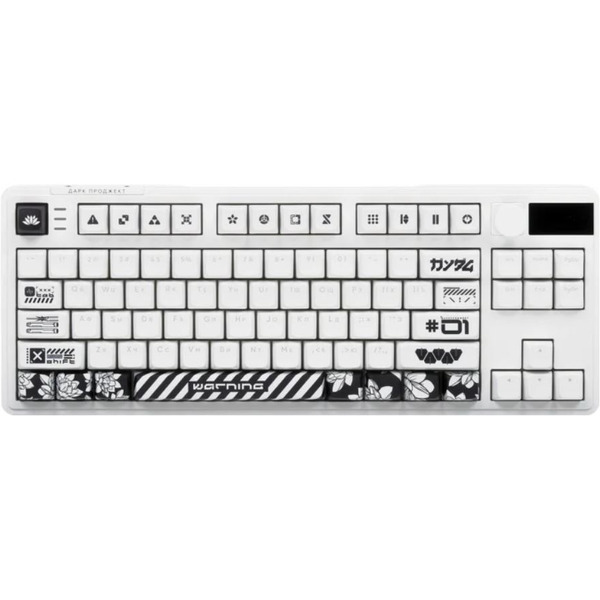 Клавиатура Дарк Проджект KD87A+Numpad (белый)