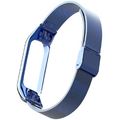Ремешок Bingo Stainless Grid для Xiaomi Mi Band 3/4 Синий
