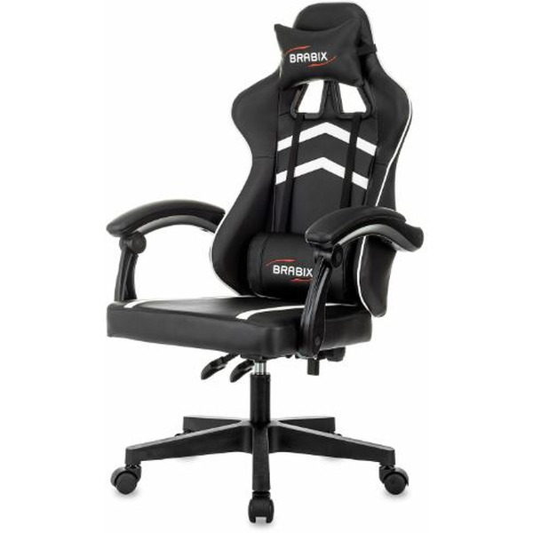 Игровое кресло BRABIX Shooter GM-123 (черный/белый)