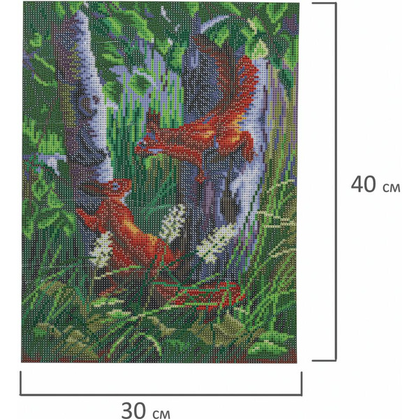 Картина стразами (алмазная мозаика) ОСТРОВ СОКРОВИЩ «Белочки» 662566