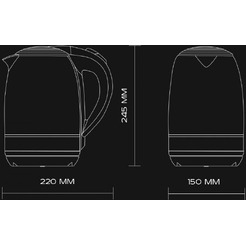 Чайник электрический Scarlett SC-EK27G48 Silver Line