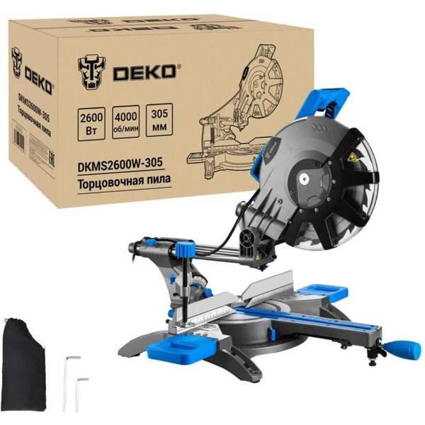 Пила торцовочная DEKO DKMS2600W-305 Laser (083-1094)