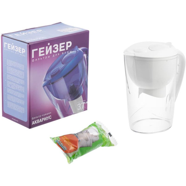 Кувшин Гейзер Аквариус (белый)