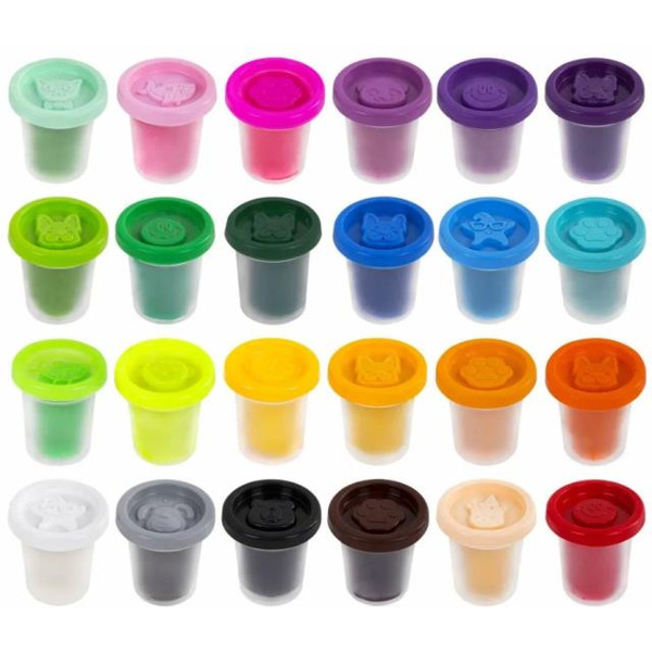 Тесто-пластилин BRAUBERG KIDS 106722 (24 цв.)