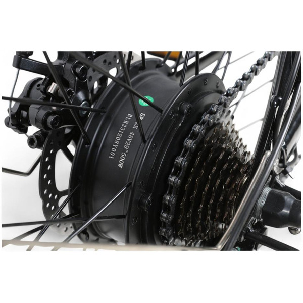 Электровелосипед SameBike SB-GT500 (чёрно-серебристый)