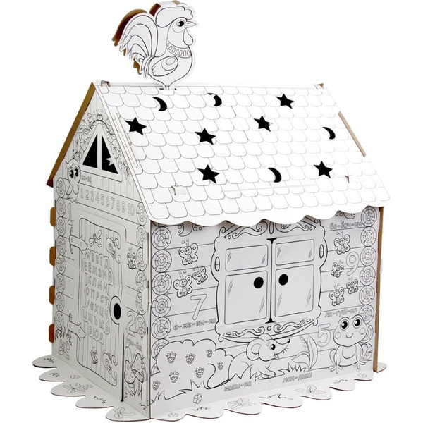 Домик-раскраска BRAUBERG Kids. Раскраска. Сказочный 880364