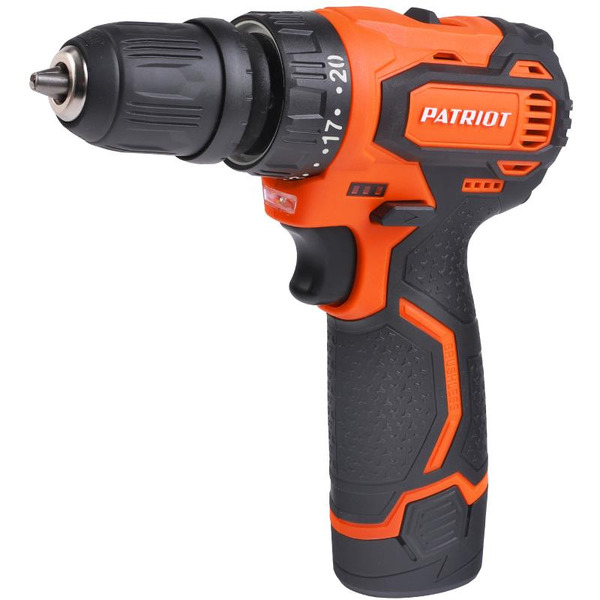 Дрель-шуруповерт PATRIOT BR 369Li (180201369) с 2-мя АКБ и ЗУ