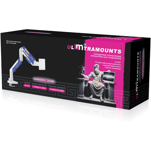 Кронштейн для мониторов Ultramounts UM743WB