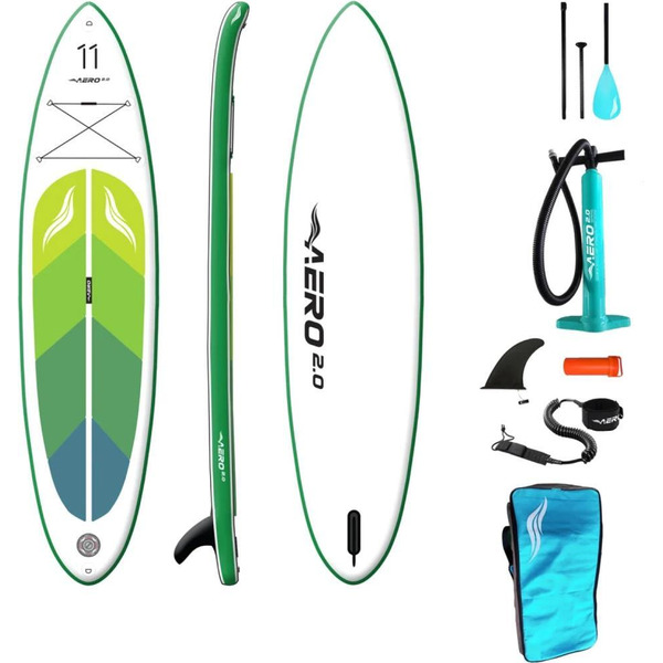 Сапборд AERO Green Leaf 11 (Зеленый лист)