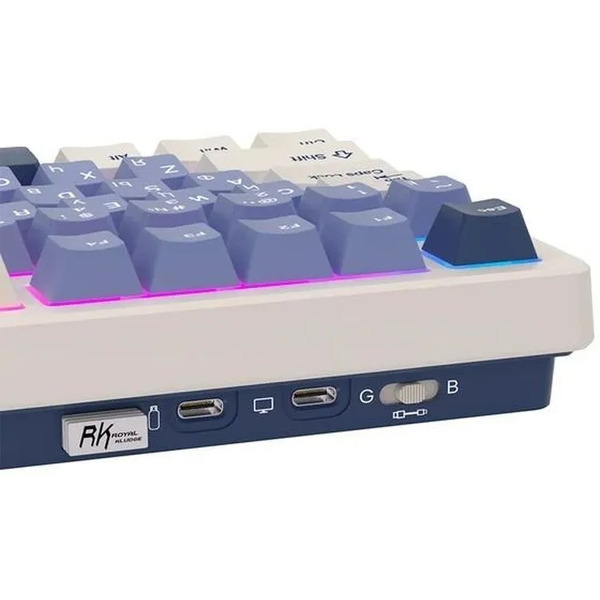 Клавиатура Royal Kludge RK S85 Horizon Blue (Beige switch)