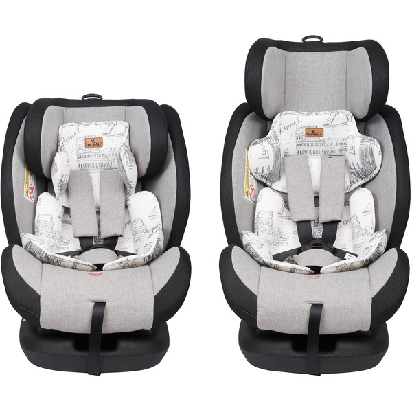 Автокресло Lorelli Corsica Izofix Black Grey Cities