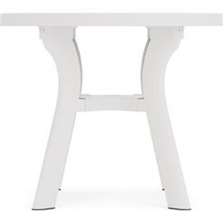 Садовый стол Альтернатива Атлант М8819 (белый)