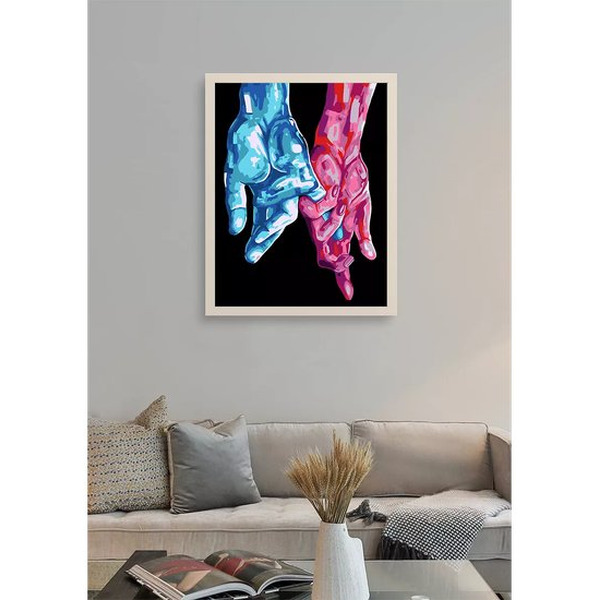 Картина по номерам PaintLine Руки PL-00158