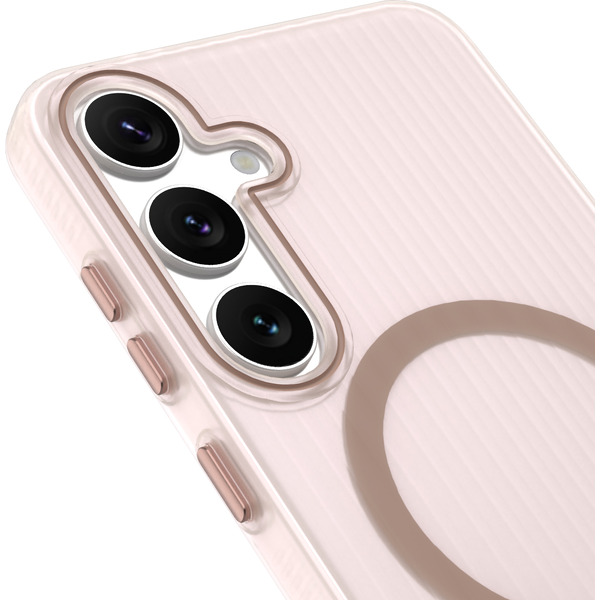 Задняя накладка CASE Translucent Strip Samsung Galaxy S24 Plus, золотой