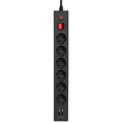 Сетевой фильтр Buro BU-SP1.8-USB-2A-B