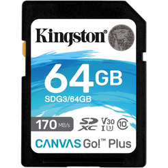 Карта памяти Kingston Canvas Go! Plus SDXC 64GB (SDG3/64GB)