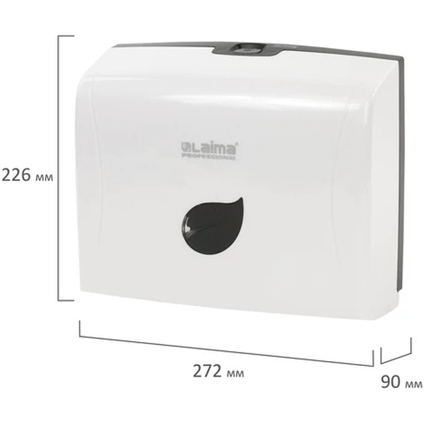 Диспенсер для бумажных полотенец LAIMA PROFESSIONAL ECO 606547