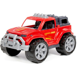 Автомобиль Полесье Легион" №3 (красный) 76120