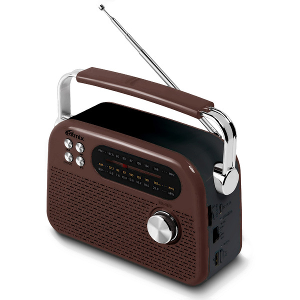 Радиоприёмник RITMIX RPR-045 (коричневый)