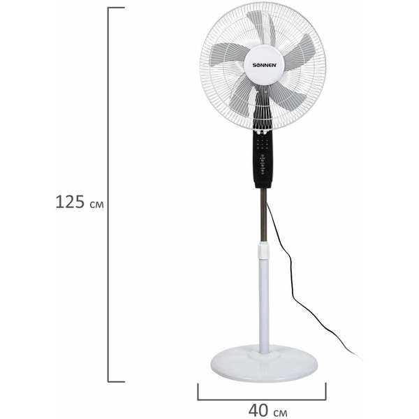 Вентилятор напольный SONNEN TF-45W-40-520