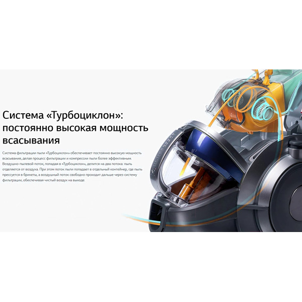 Пылесос LG VK89609HQ