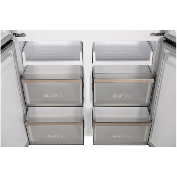 Холодильник TECHNO FF4-65 (белое стекло)