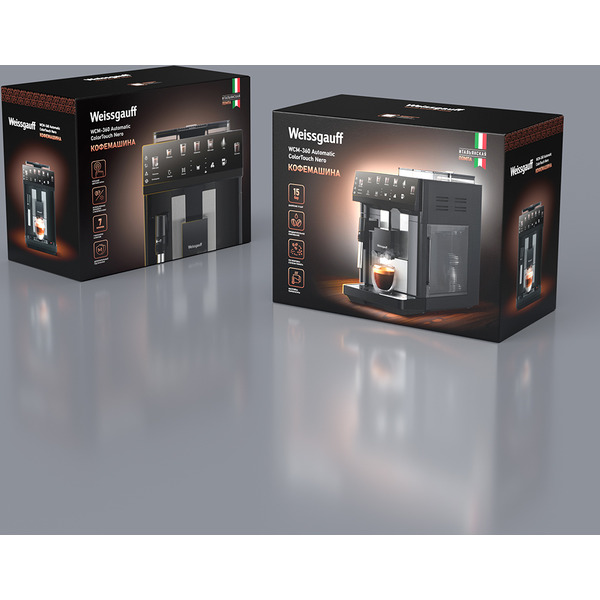 Кофемашина Weissgauff WCM-360 Automatic ColorTouch Nero