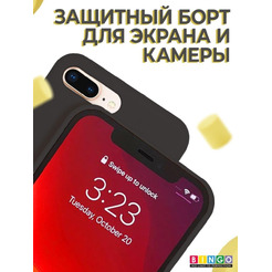 Бампер Bingo Liquid TPU для APPLE iPhone 7/8 Plus Черный
