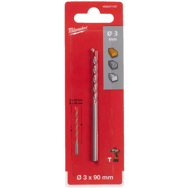 Сверло по бетону Milwaukee Premium 4932471167
